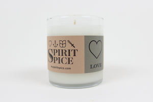 Spirit Spice Collection -  Handcrafted Scented Soy Candles 8oz 4 Pack with Black Tea Tree Healing Soap - Spirit Spice