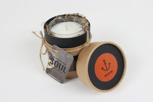 The HOPE Collection - Set of Organic Soaps, Handcrafted Scented Candle & Daily Planner - Spirit Spice