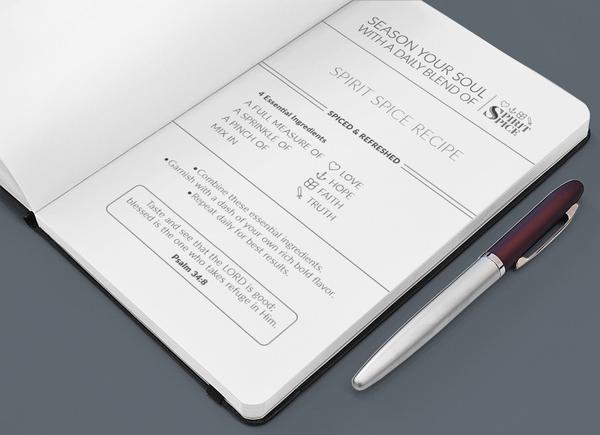 Daily Planner Organizer | Travel Size Journal | LOVE For Your Soul - Spirit Spice